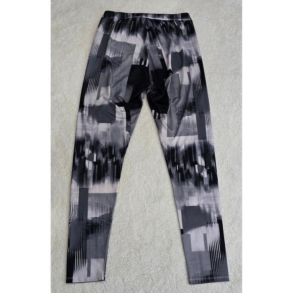 Venus Black White Abstract Print Leggings Pants Women's Size XL - Picture 8 of 9